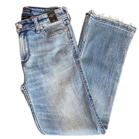 Abercrombie & Fitch signature collection ankle flare jean new - Picture 15 of 15